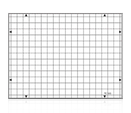 幾何失真測試卡-網(wǎng)格畸變測試卡