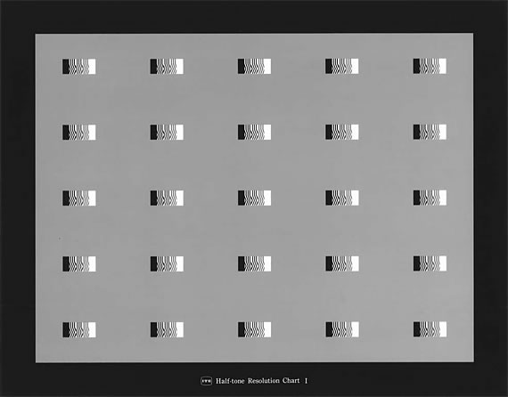 半色調(diào)分辨率測(cè)試卡I型
